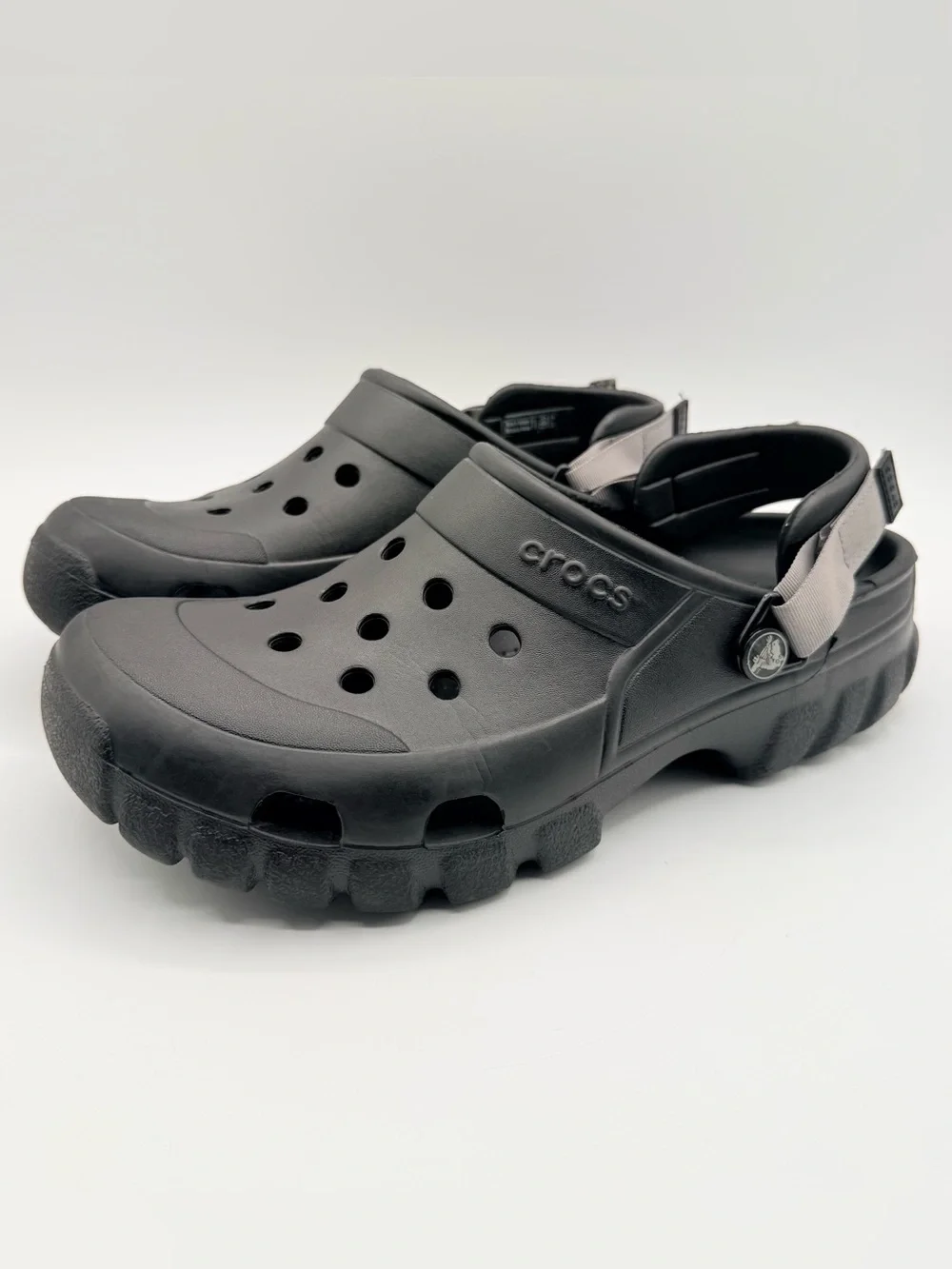 Crocs Classic All-Terrain Clog Black Unisex Men’s 9 Women’s 11 Comfort Shoes